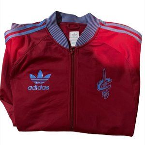 Vintage Adidas NBA Cleveland Cavaliers Zip Up Jacket - Medium
